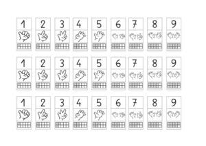 Bandes numériques et écriture des chiffres Maternailes